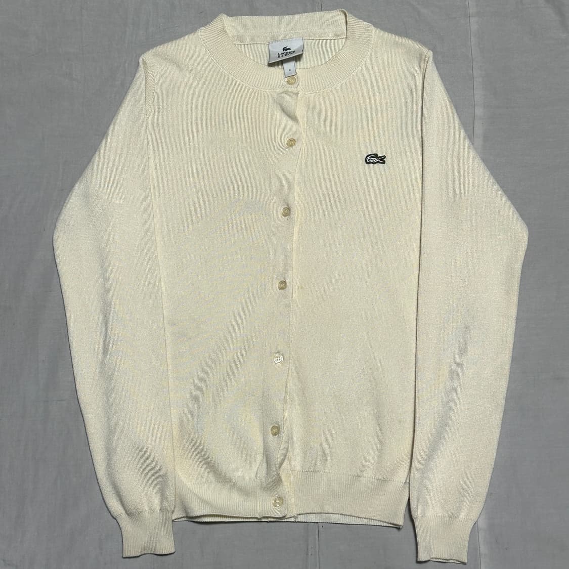 S 라코스테 로고 니트 가디건 상품이미지2