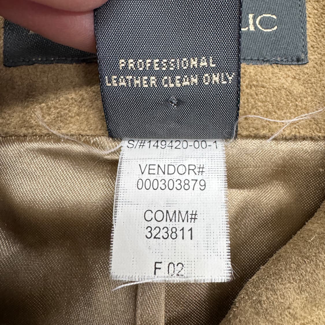 바나나리퍼블릭 스웨이드 리얼레더 가죽자켓 상품이미지6