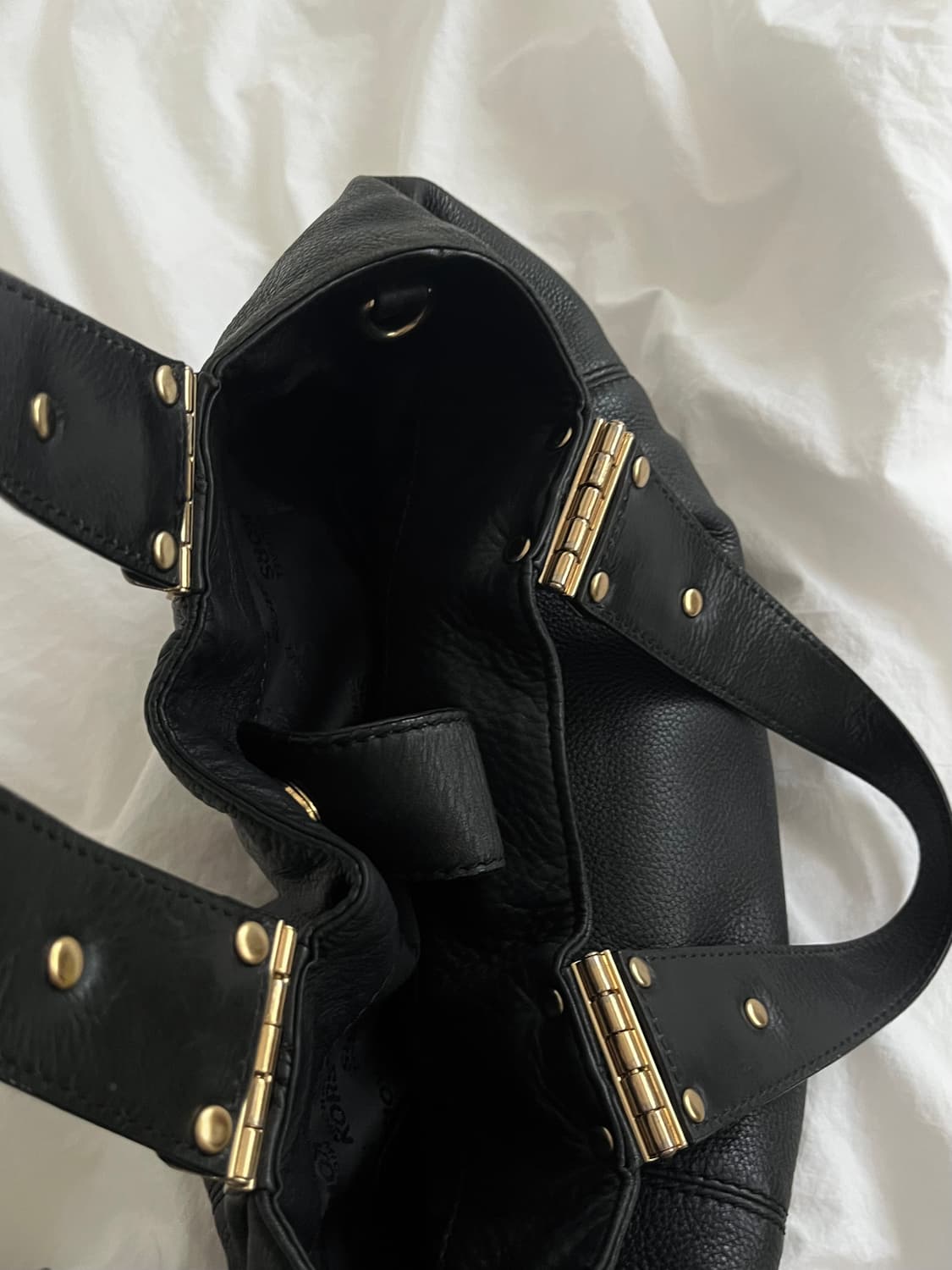 Michael Kors Black Leather Tote bag 상품이미지5