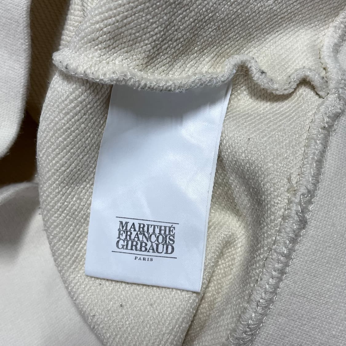[정품] 마리떼프랑소와저버 베이지 후드티 [ M ] 상품이미지5