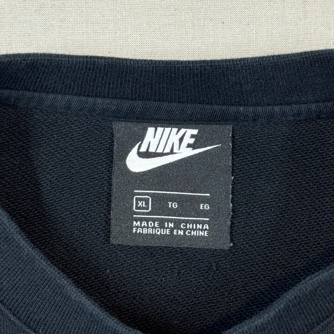XL) 나이키 스우시 맨투맨 블랙 상품이미지8