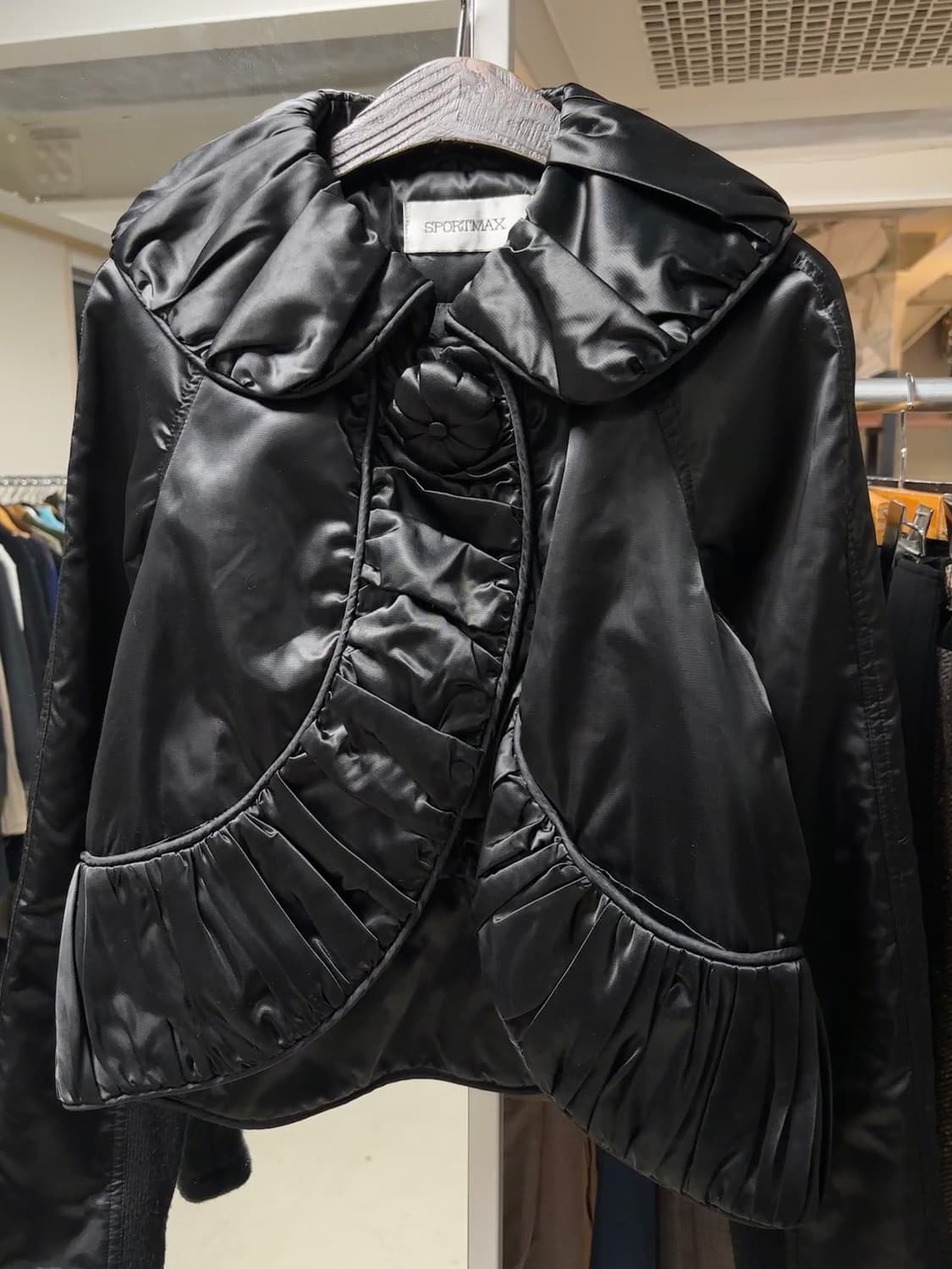 스포츠막스 크롭 게더 자켓 상품이미지3