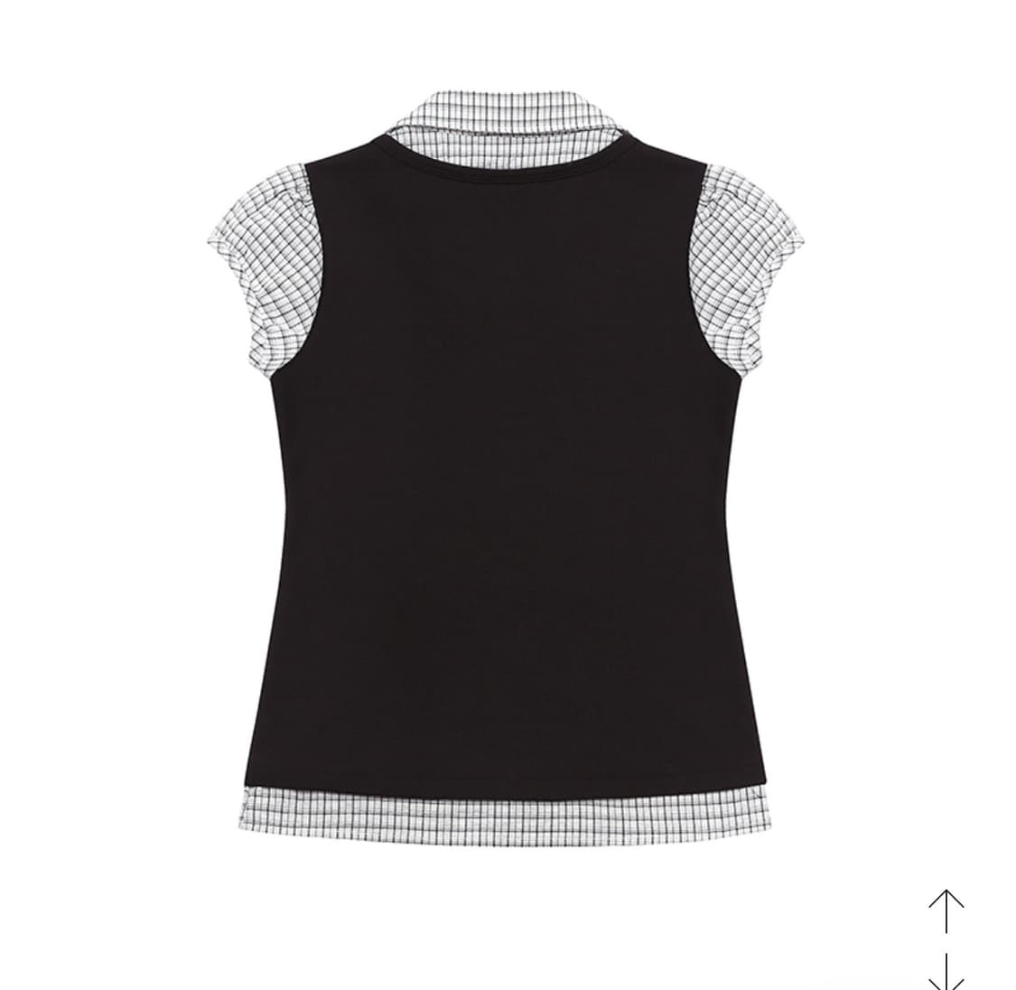 (새상품)러브이즈트루 SY LAYERED BLOUSE(GRAY) 상품이미지2