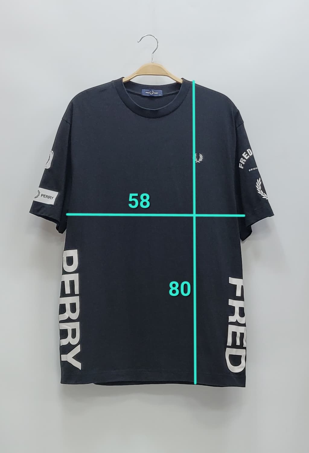 프레드페리 볼드 브랜딩 티셔츠 / 남 XL 블랙
 상품이미지10
