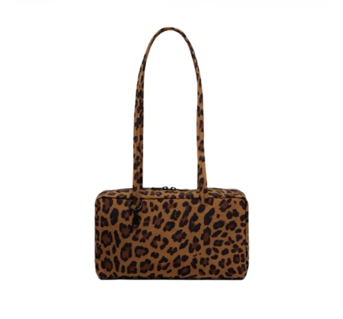 BAGGU 바쿠 보울러백 스몰 레오파드 새상품 상품이미지1