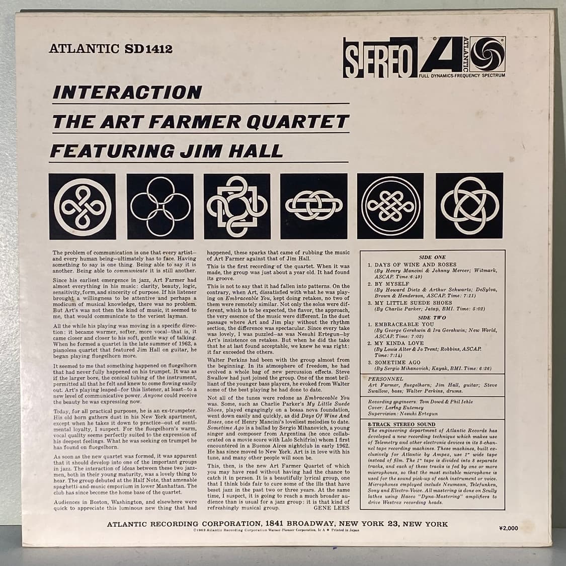 (수입중고LP-재즈) The Art Farmer (Feat. Jim Ha 상품이미지2