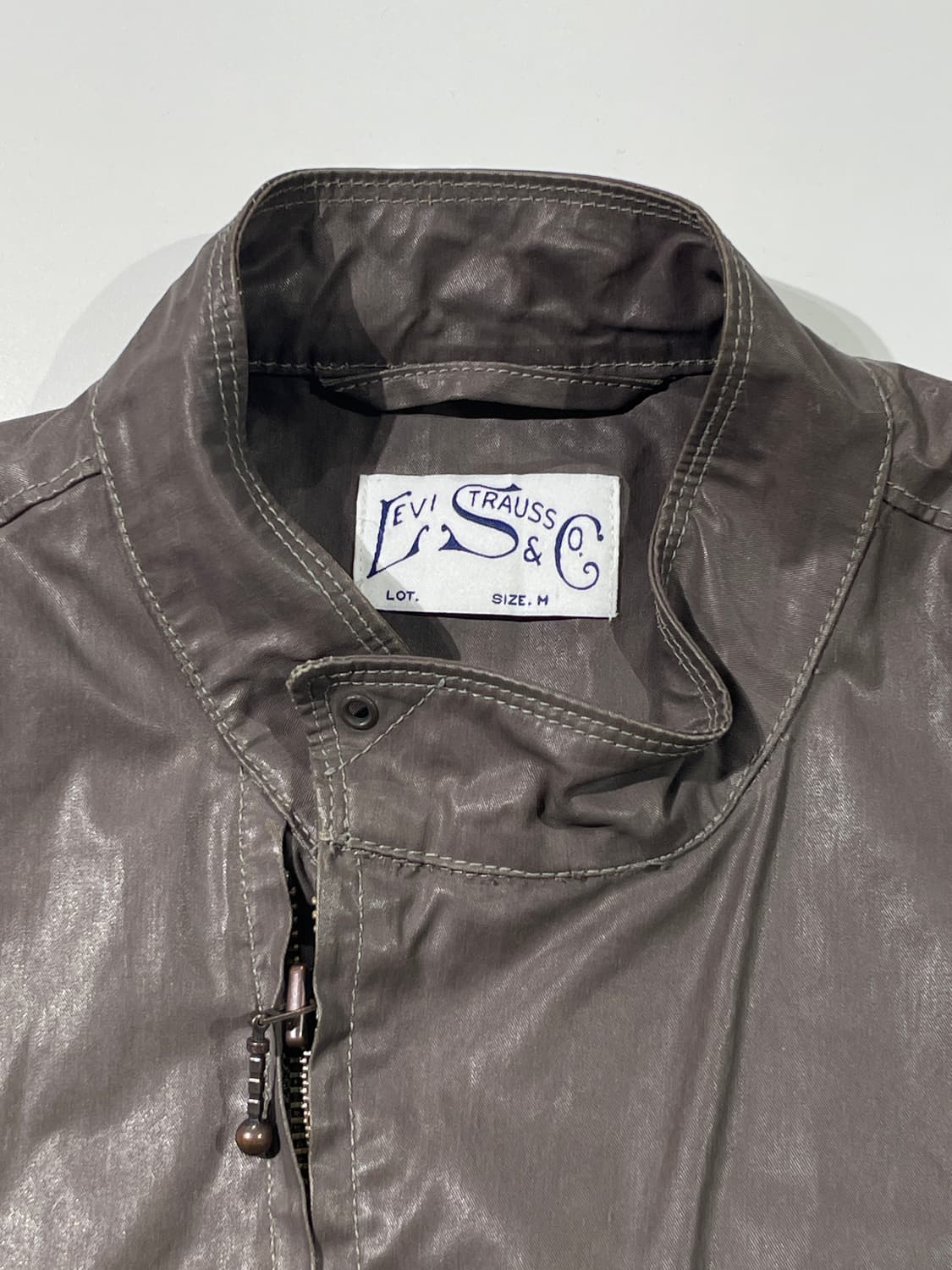 리바이스 레드탭 올리브 바이커 왁스 자켓 상품이미지7