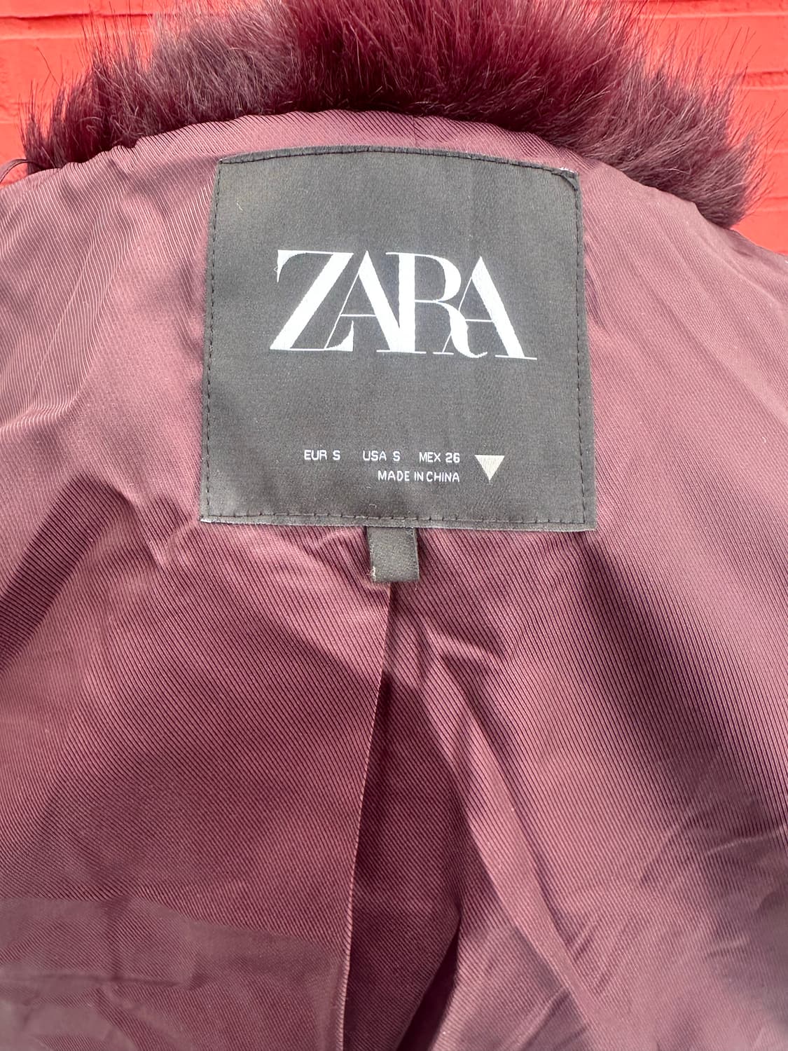Zara fake fur jarket 상품이미지4