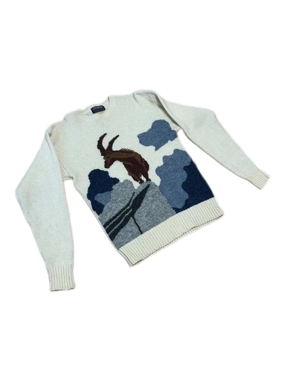 빈티지 퓨리턴 셔틀랜드 울 산양 니트 상품이미지2