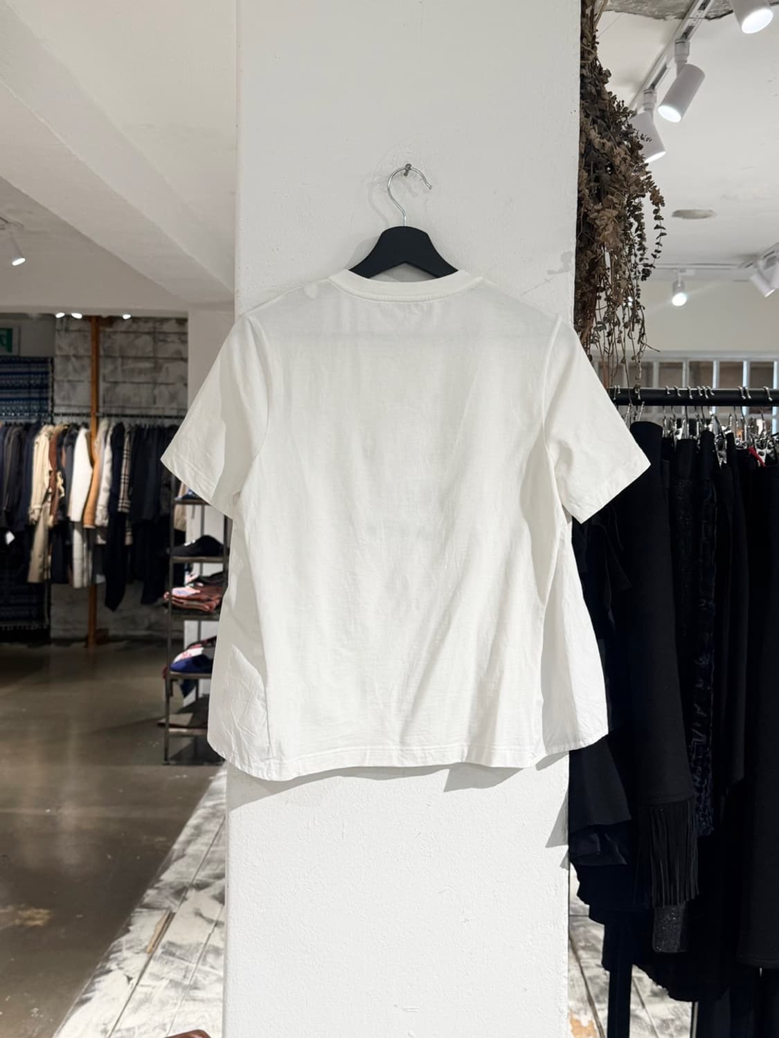 몽클레어 화이트 레터링 패널 하프 티셔츠 상품이미지4