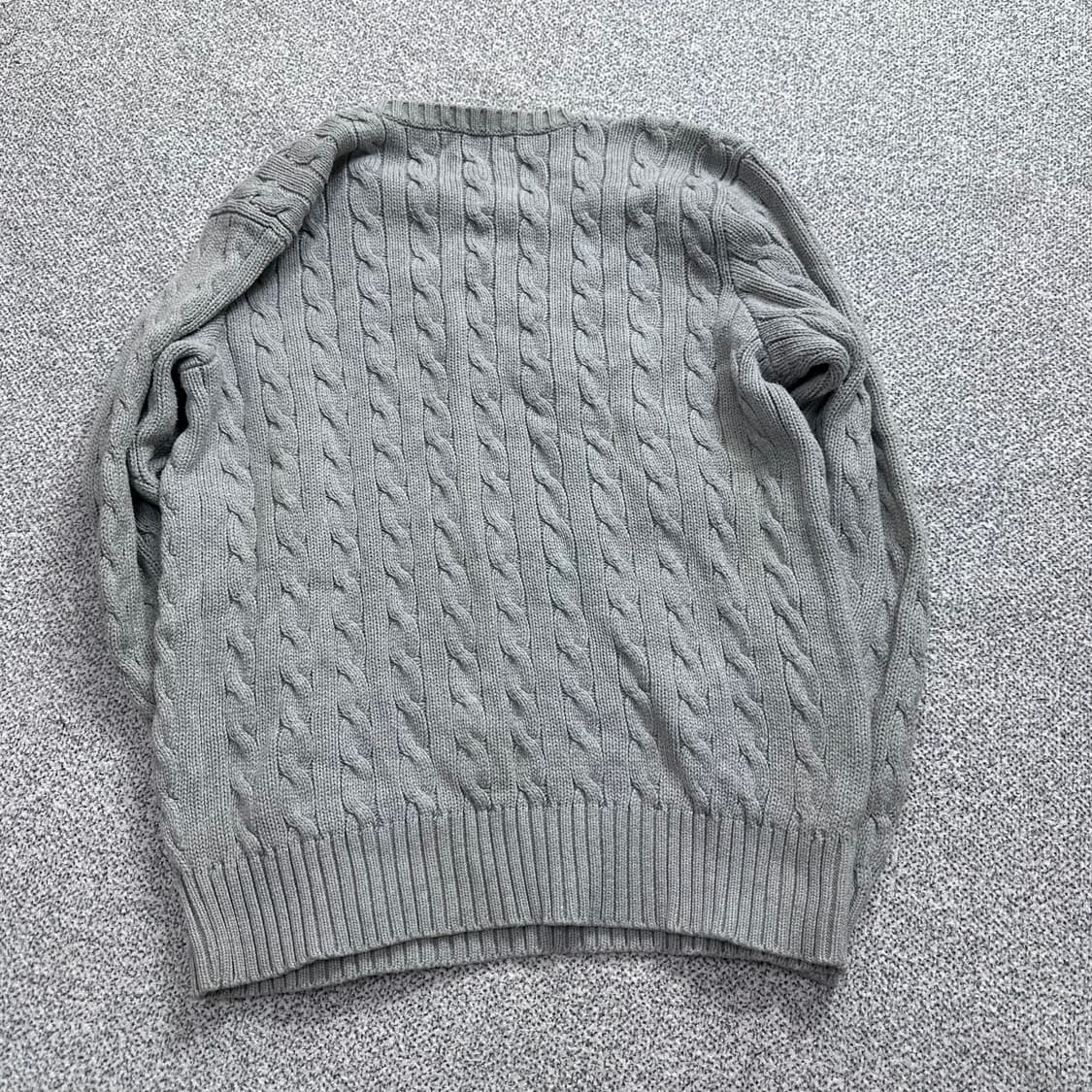 폴로 랄프로렌(Polo Ralph Lauren) 브이넥 케이블 스웨터 상품이미지2