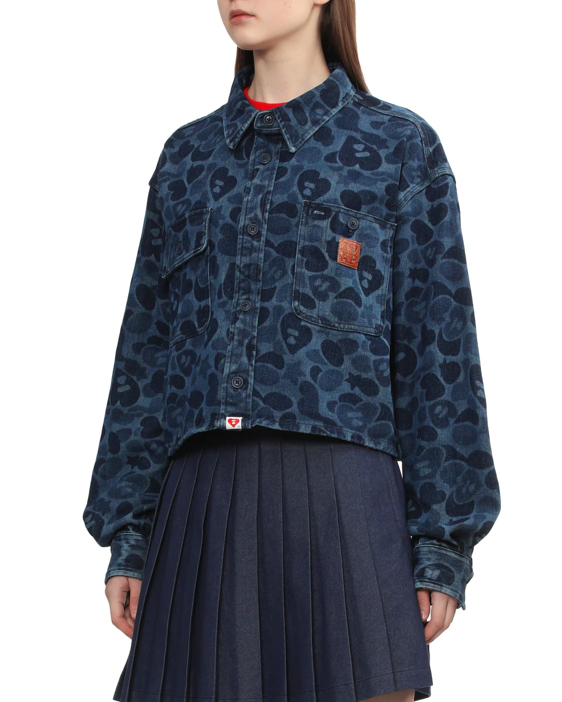 (오더) 베이프 APEE 25SS 카모 데님 자켓 상품이미지3