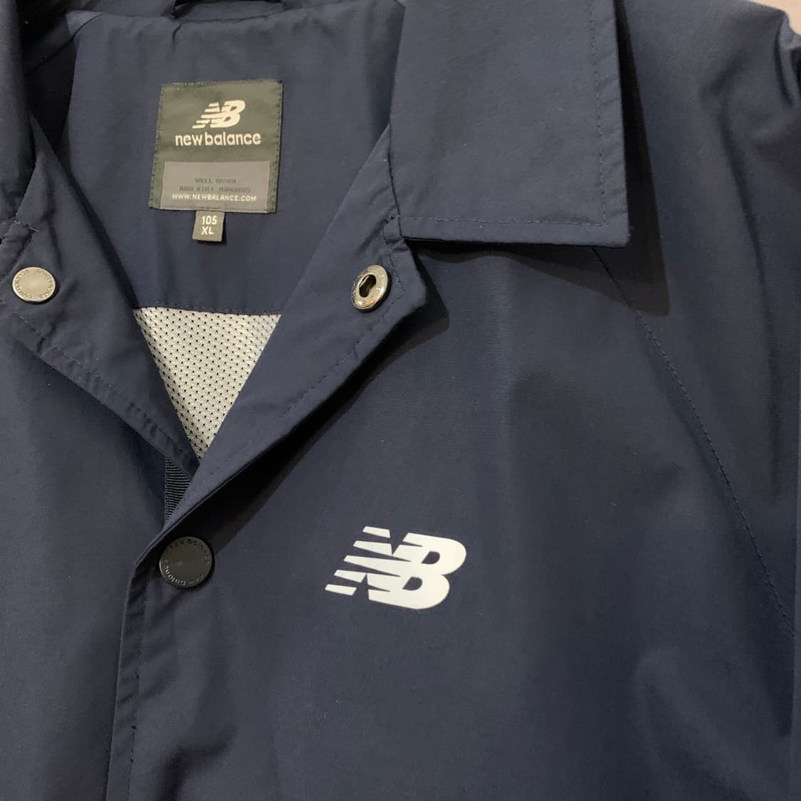 XL 뉴발란스 클래식 빅 로고 바람막이 코치 자켓 상품이미지5
