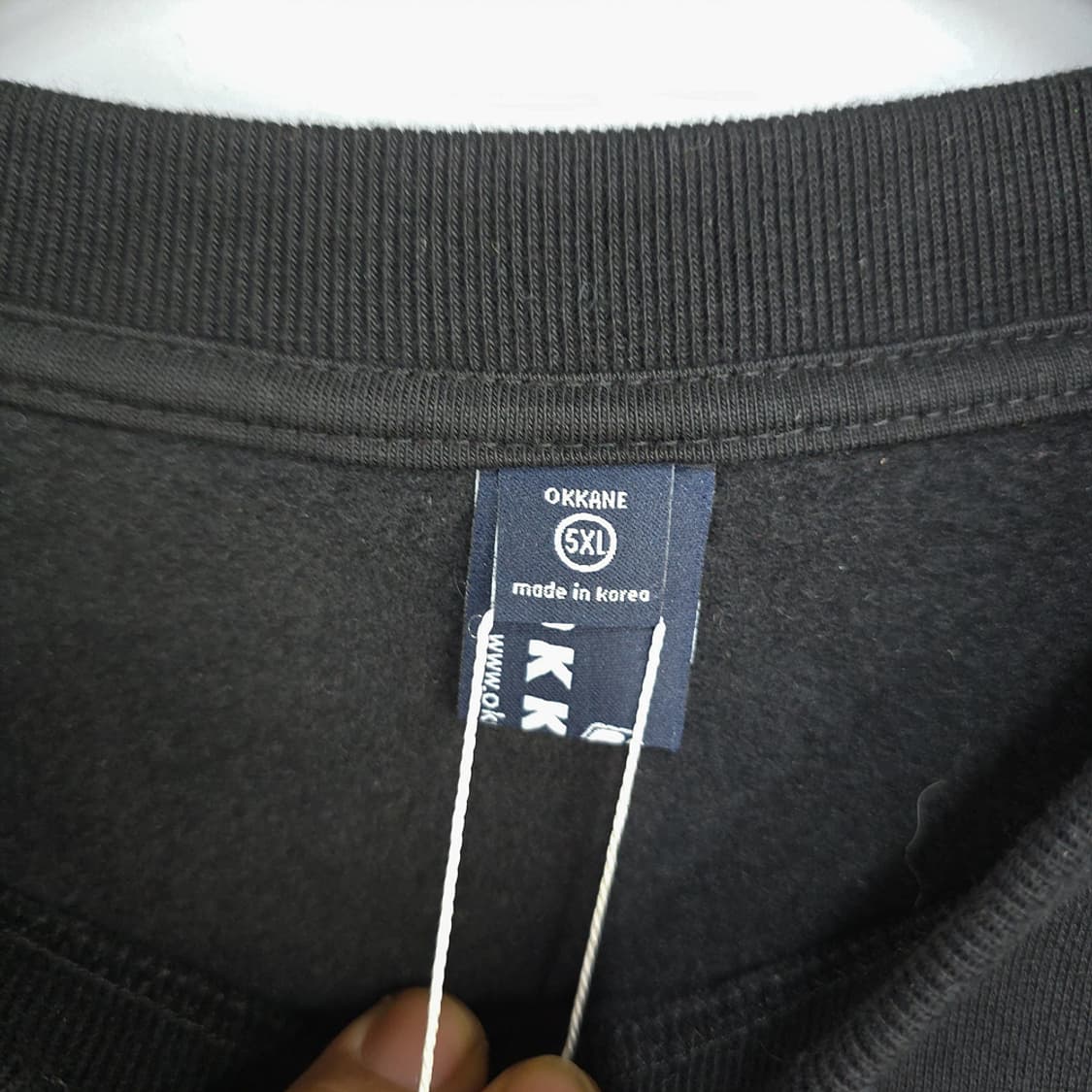 미사용새제품) 오까네(OKKANE) 빅사이즈 기모 맨투맨 5XL 상품이미지5