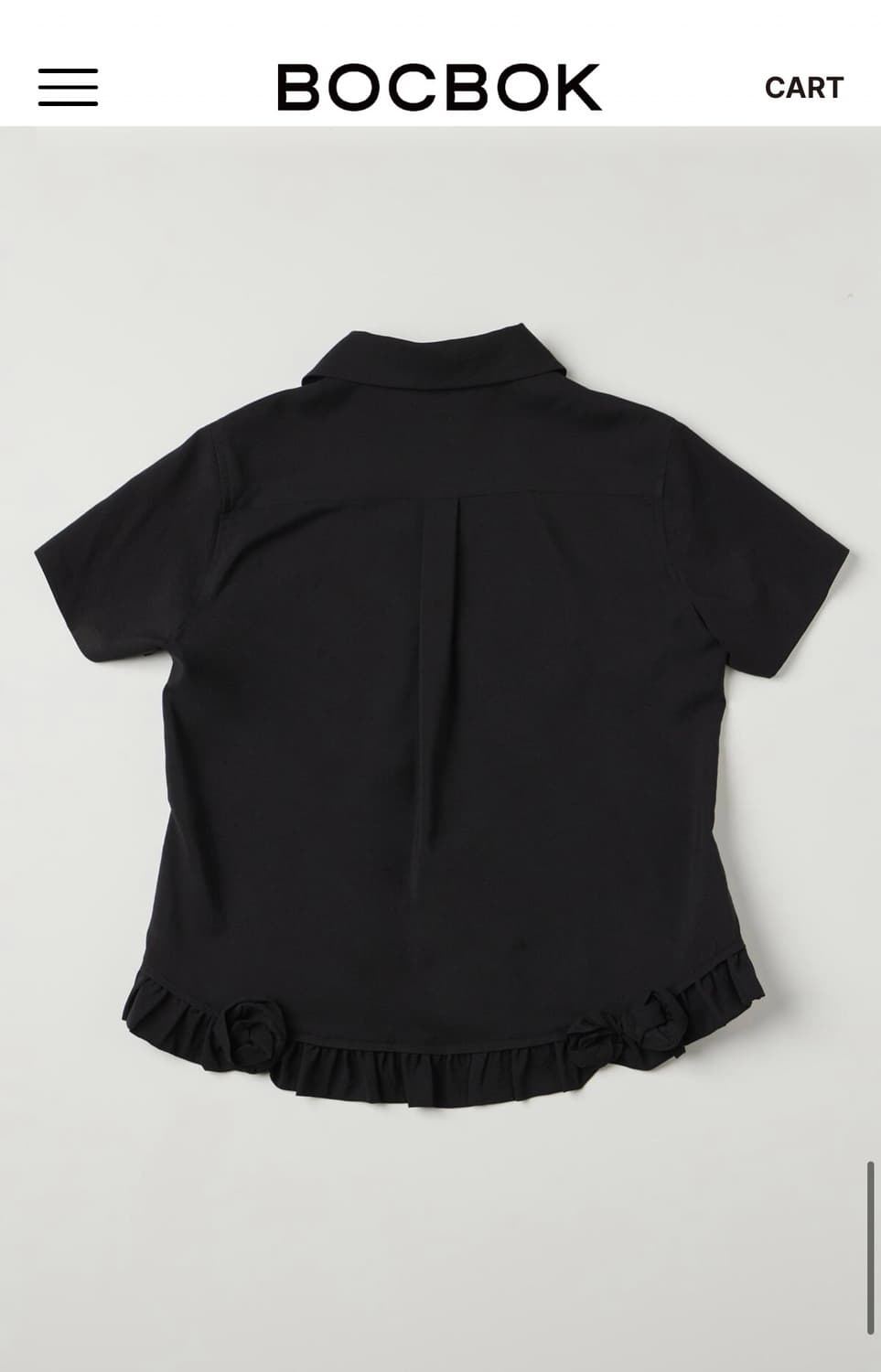 복복 ROSE MOMMY SHIRT (BLACK) 상품이미지3