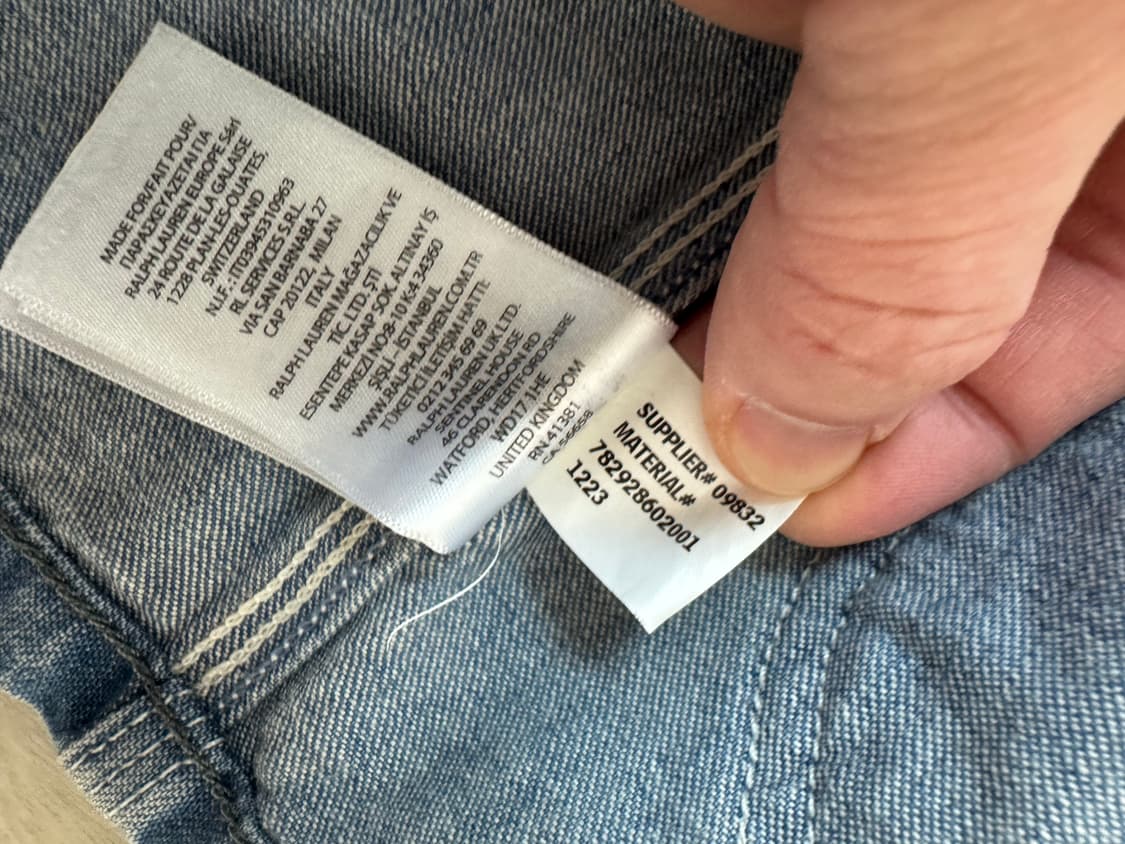 더블알엘 엔지니어 청자켓 XL사이즈 판매합니다. 상품이미지5