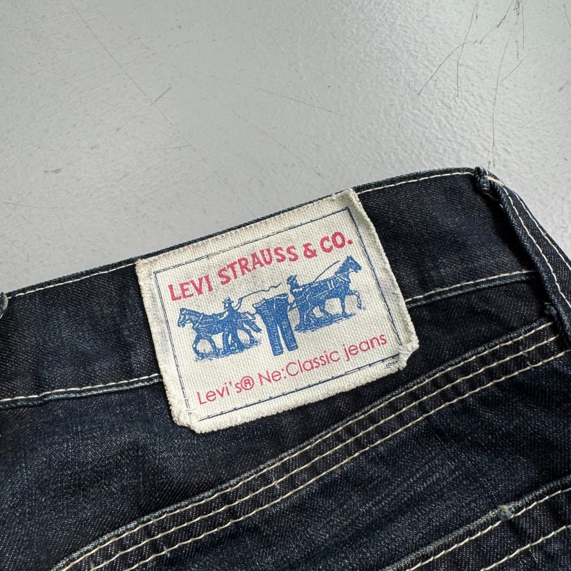리바이스 제팬 워싱 데님팬츠 상품이미지7