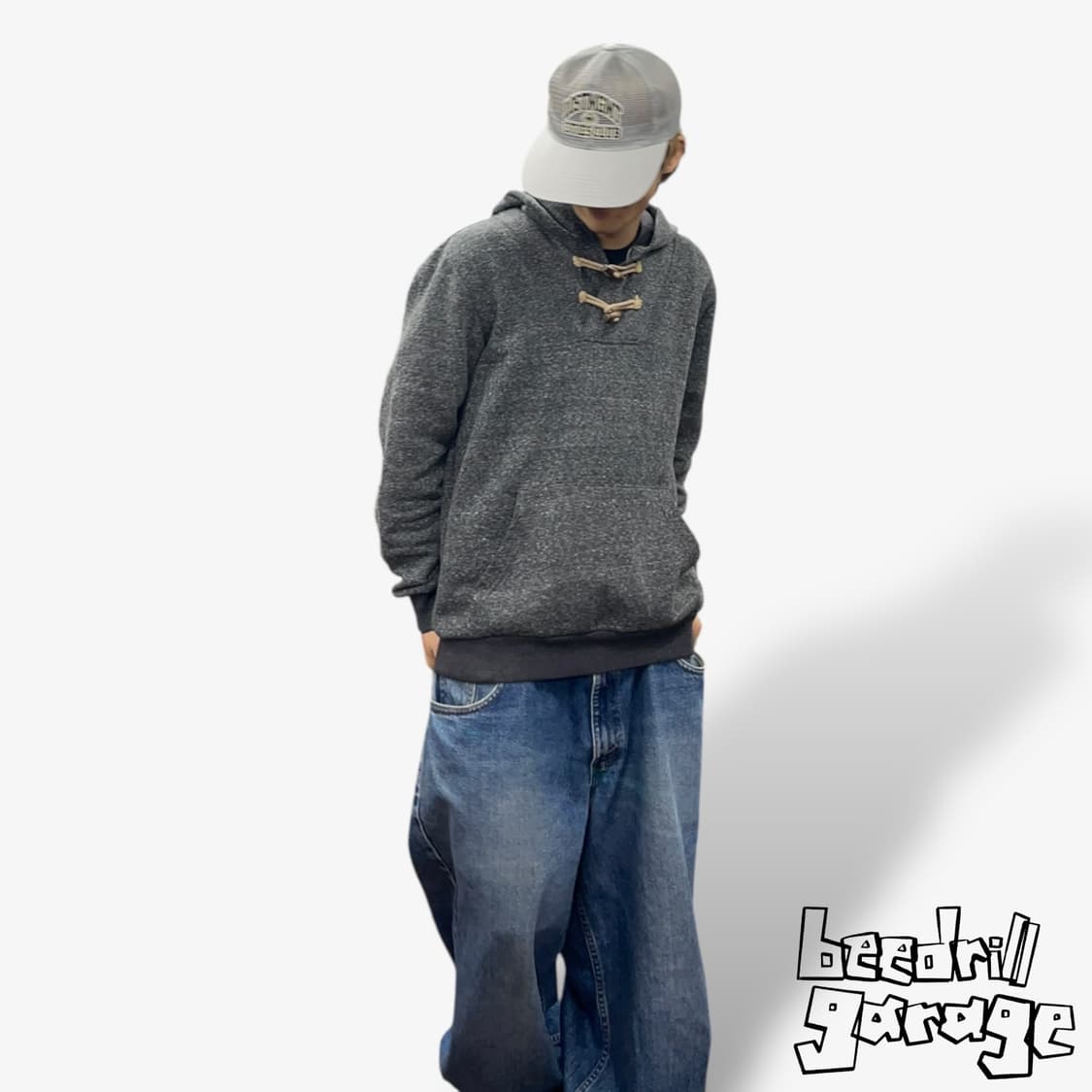 토글 버튼 후드티 상품이미지1