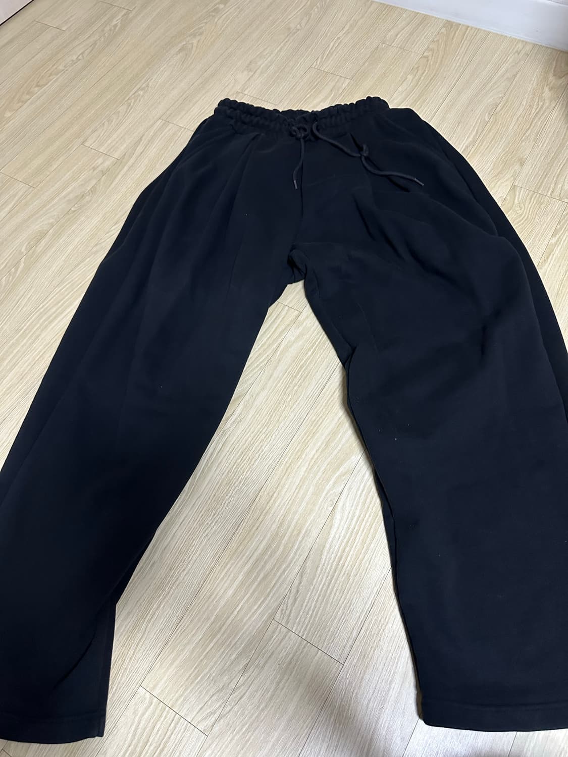 투턱 와이드 롱 스웨트 팬츠 [기모] 상품이미지3