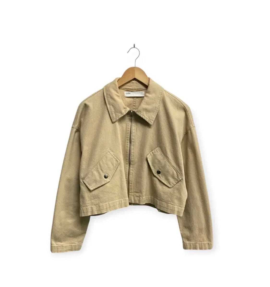 자라 ZARA 데님 크롭 자켓 M 상품이미지1