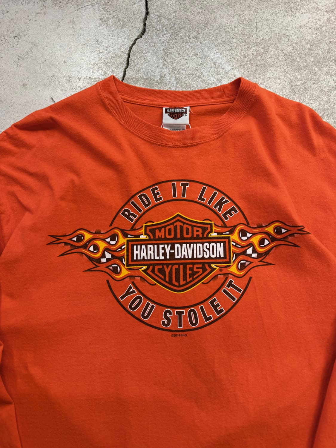 할리데이비슨 플레임 롱슬리브 상품이미지2