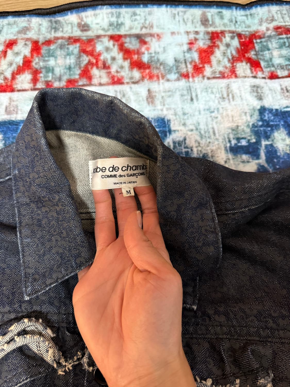 꼼데가르송 일본 빈티지 데님 자켓 M 사이즈 상품이미지3
