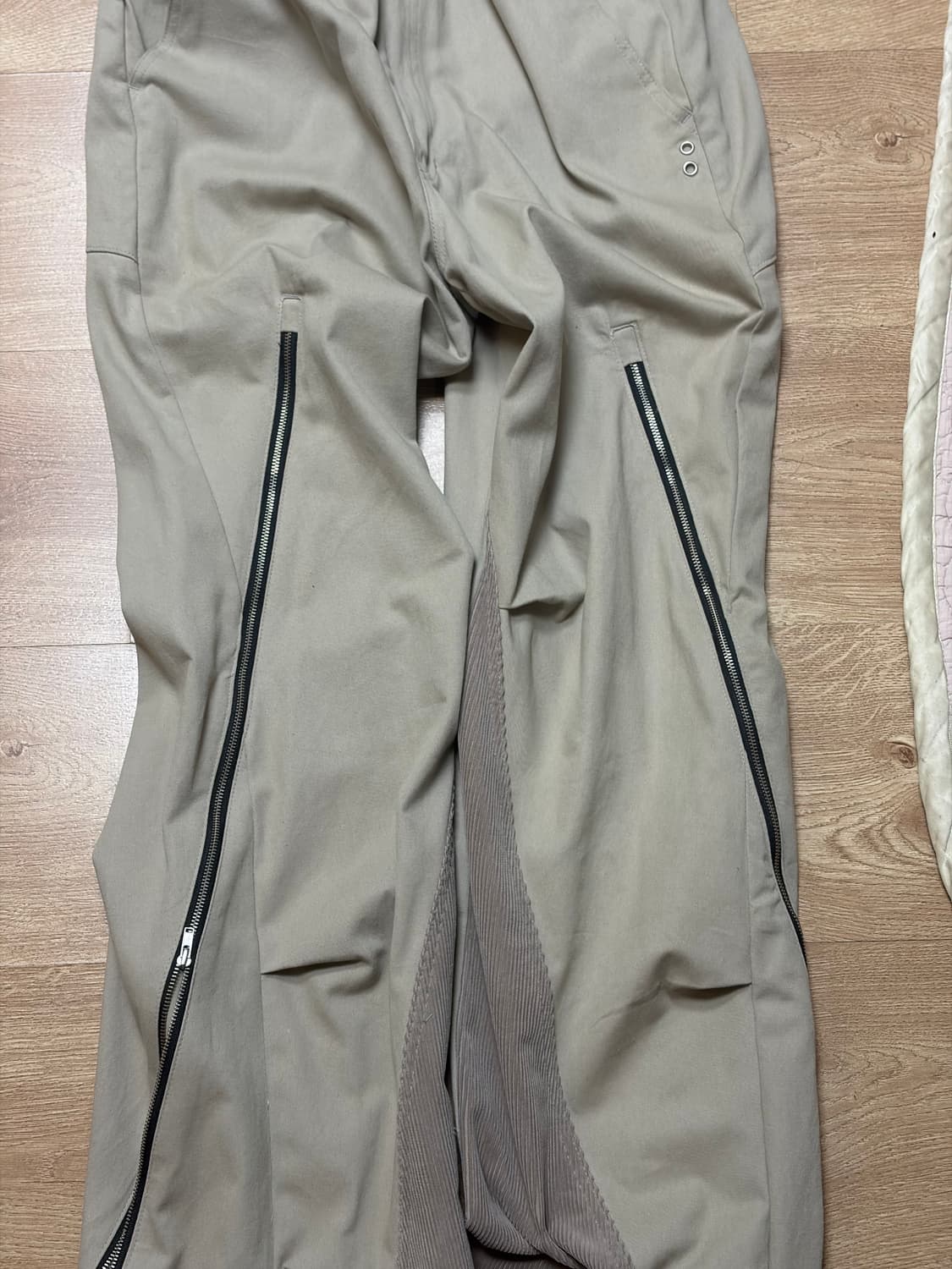 TCM front back zipper pants (beige) 상품이미지3