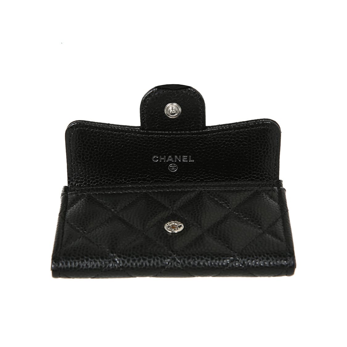 샤넬 클래식 캐비어 플랩 카드지갑 똑딱이 블랙 지갑 AP0214 상품이미지10