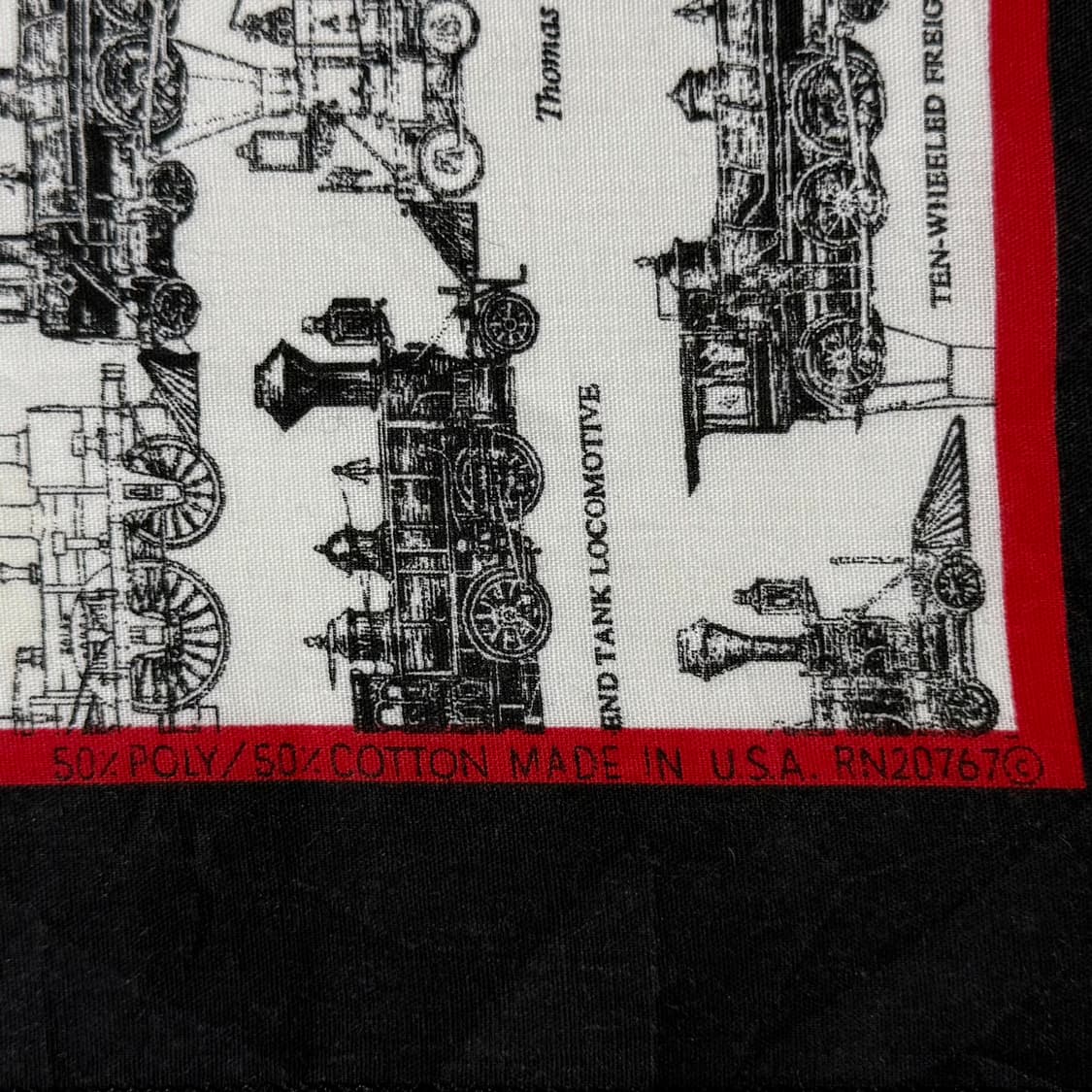 80s 기관차 프린트 반다나 상품이미지2