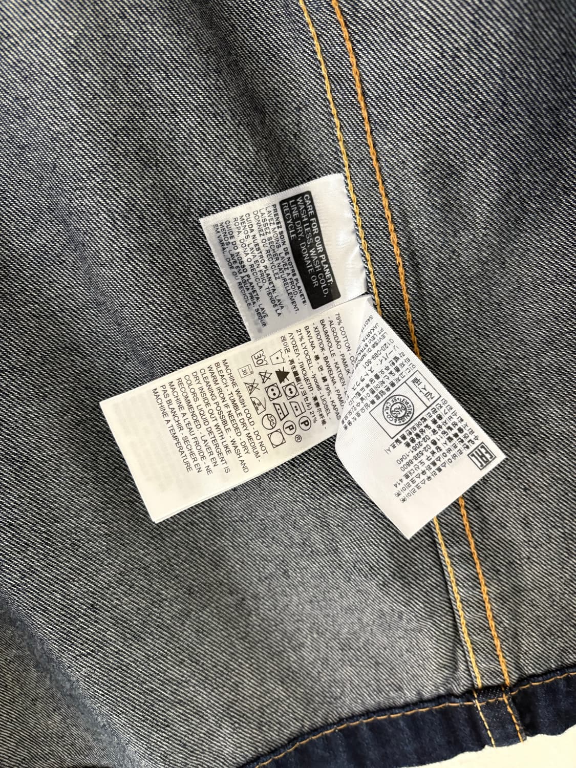 Levis Premium Type 1 Denim chore jacket. 상품이미지7