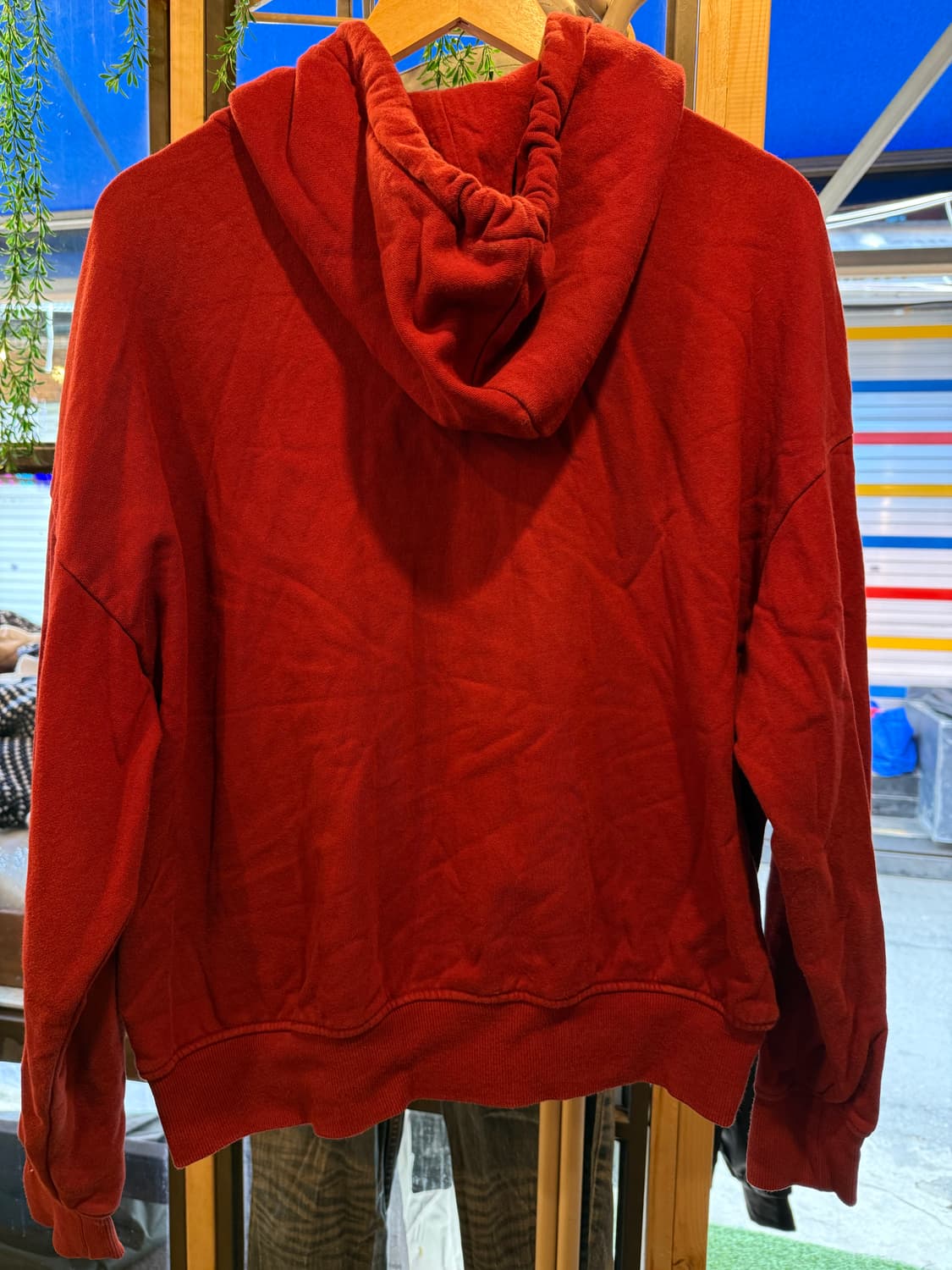 오아이오아이 버건디 후드집업 상품이미지4