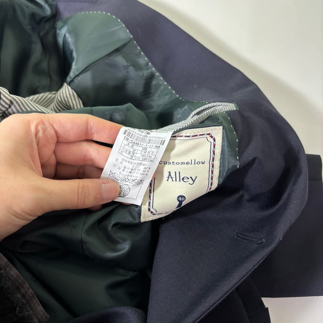 M 커스텀멜로우 다크네이비 블레이저 상품이미지4