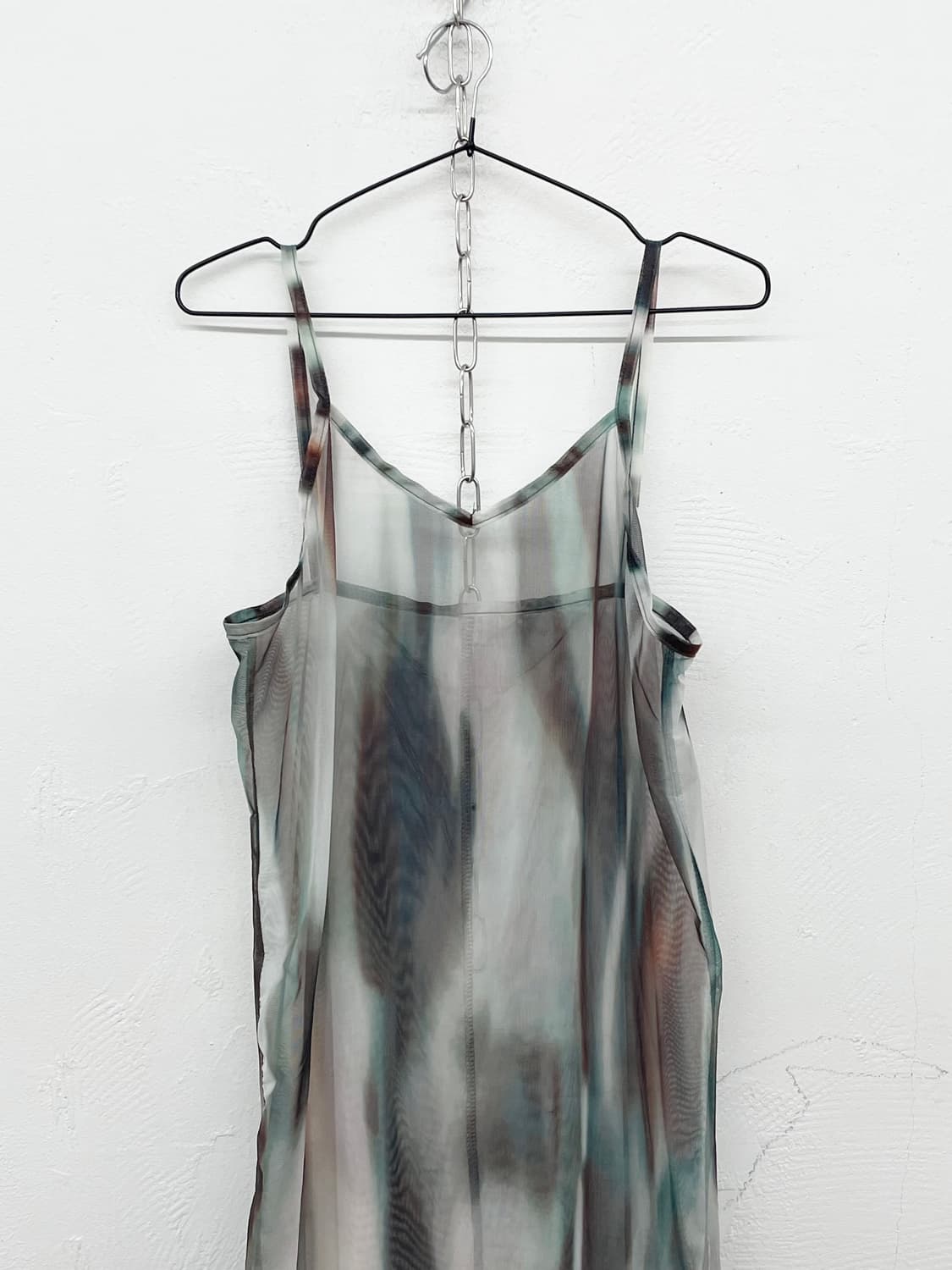 그런지 타이다이 메쉬 레이어드 원피스 상품이미지5