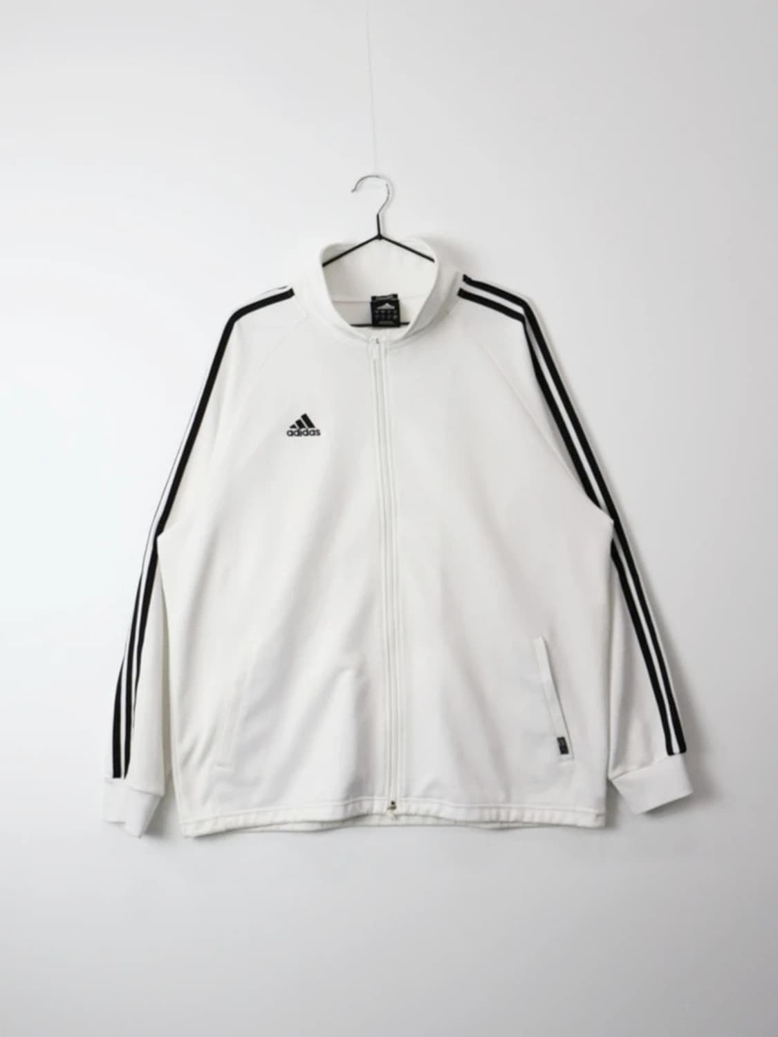 Adidas White 3-Stripe Track Jacket 상품이미지4