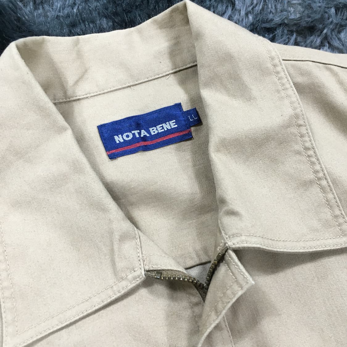 투티/0336 NOTA BENE JPN 빈티지 면 자켓 허리 조절 스트랩 상품이미지5