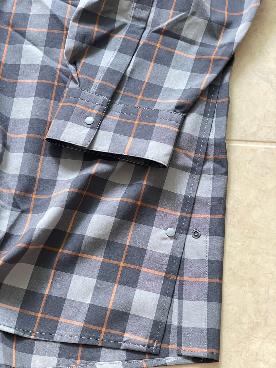 그라프페이퍼 파인 울 체크셔츠 F사이즈 상품이미지3