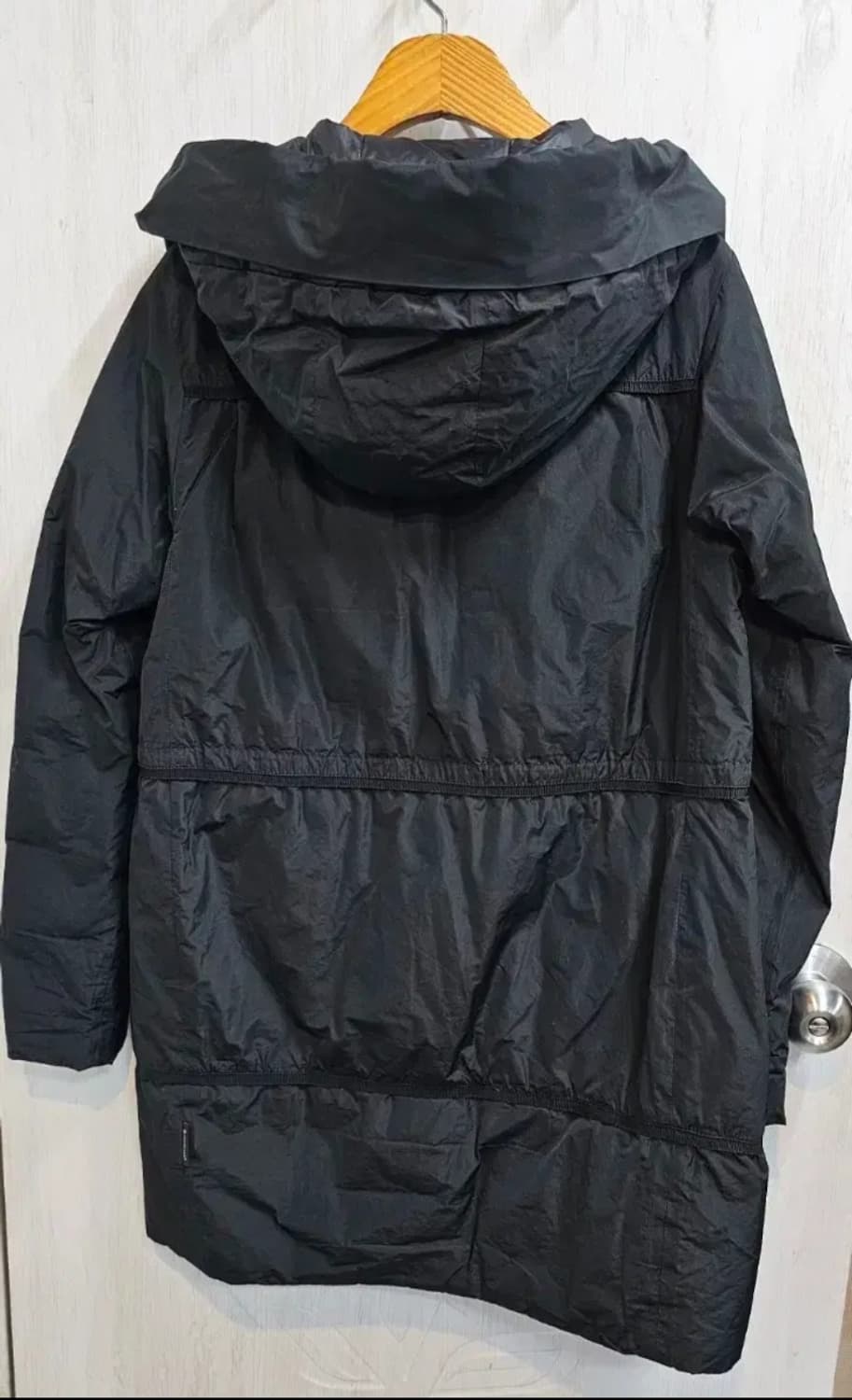 백화점정품.한글택.몽클레어 블랙 후드 경량자켓 상품이미지2