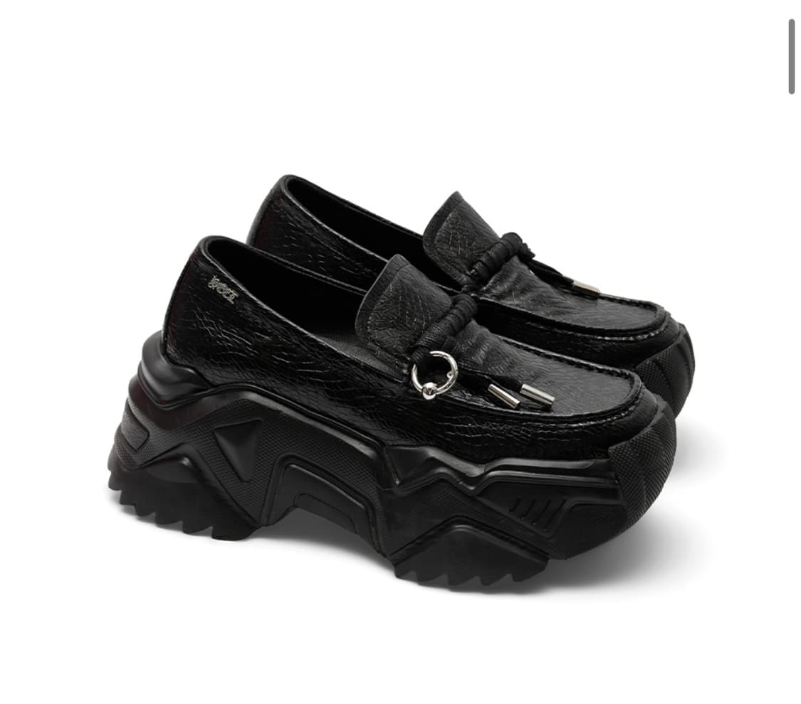 와이이이엘 PLATFORM LOAFER BLACK 230 상품이미지1