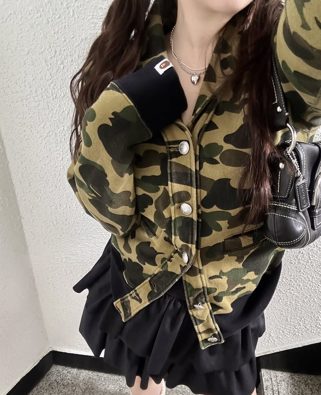 베이프 퍼스트카모 숄카라 가디건 상품이미지1