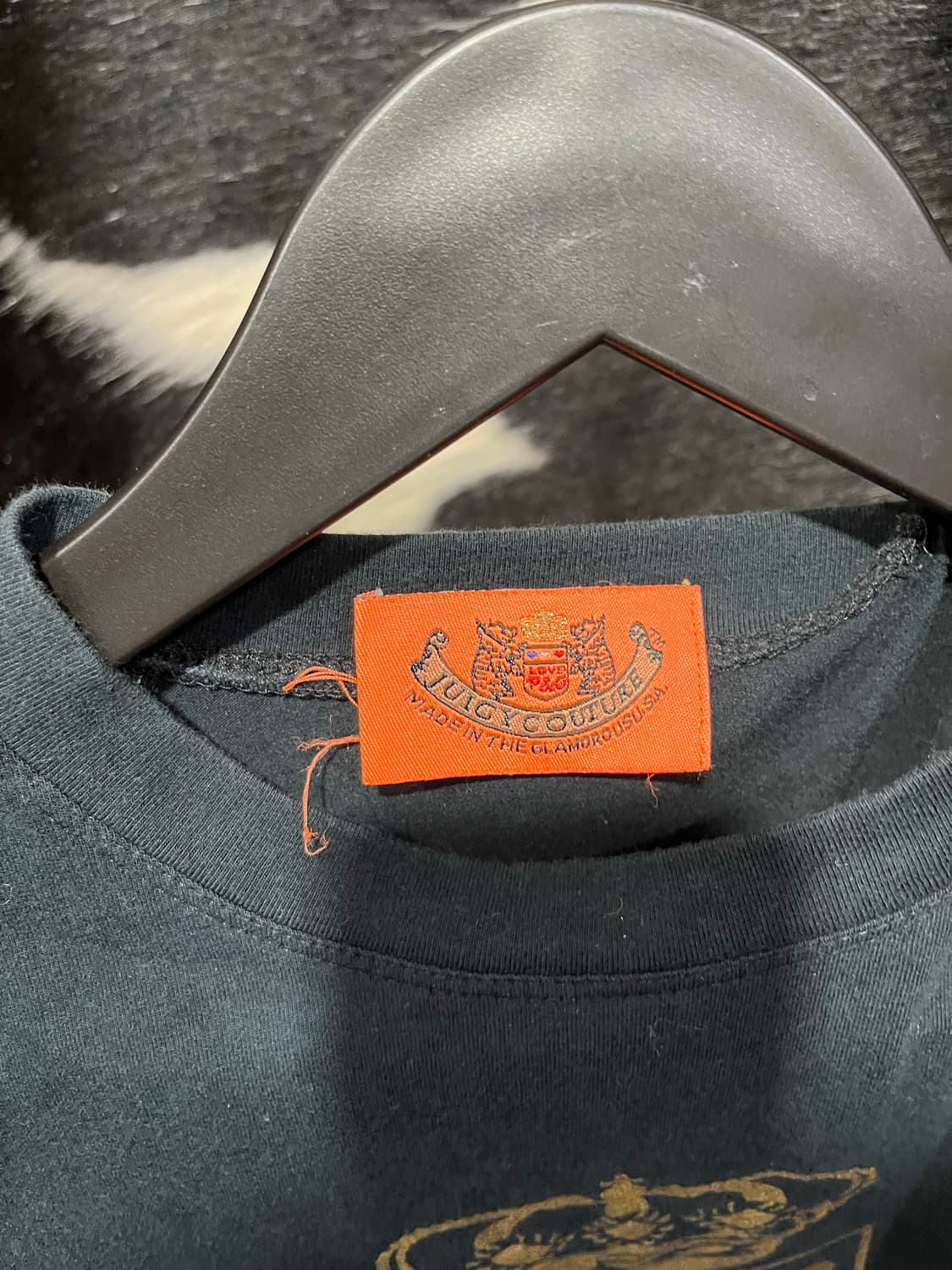 주시 꾸뛰르 슬림핏 프린팅 반팔 상품이미지4