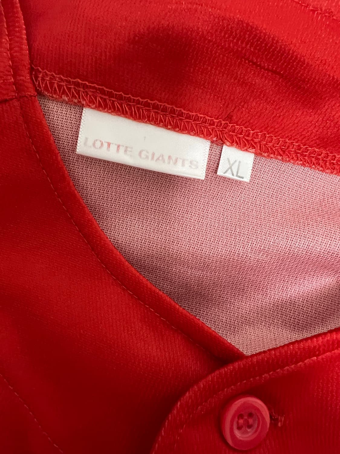 롯데자이언츠 동백 유니폼 xl 상품이미지4