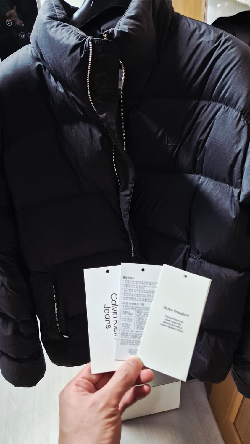 캘빈클라인 ck 덕다운 패딩 점퍼 팝니다. 상품이미지5