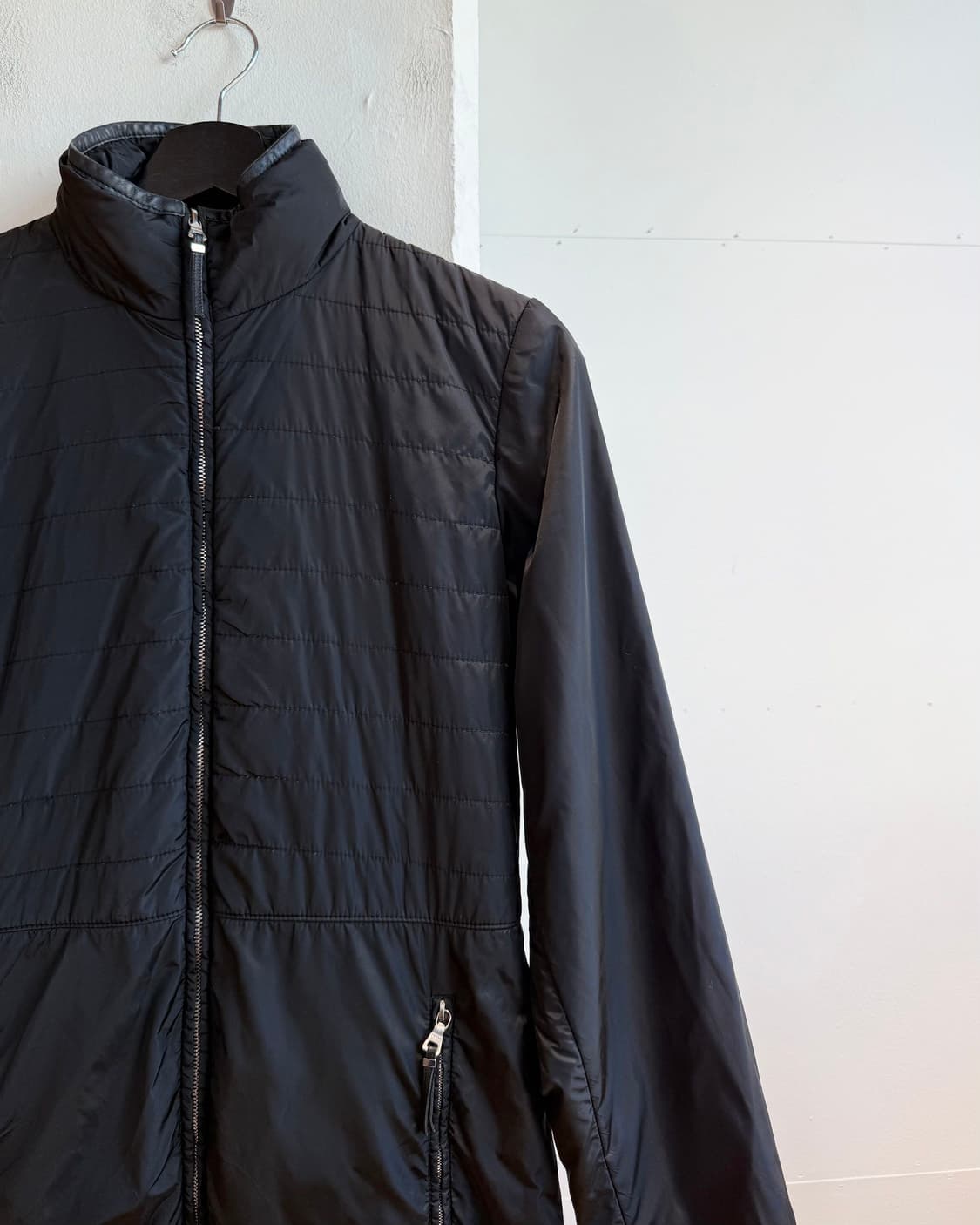 프라다 블랙 나일론 자켓  상품이미지5