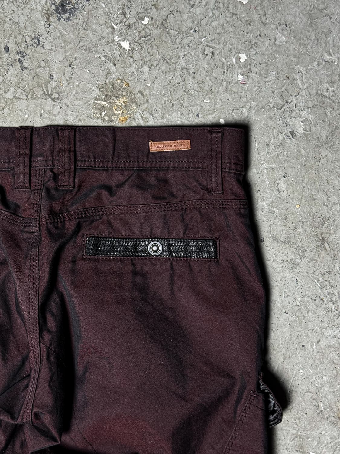 Nicole Club for Men Burgundy Cargo Pants 상품이미지7