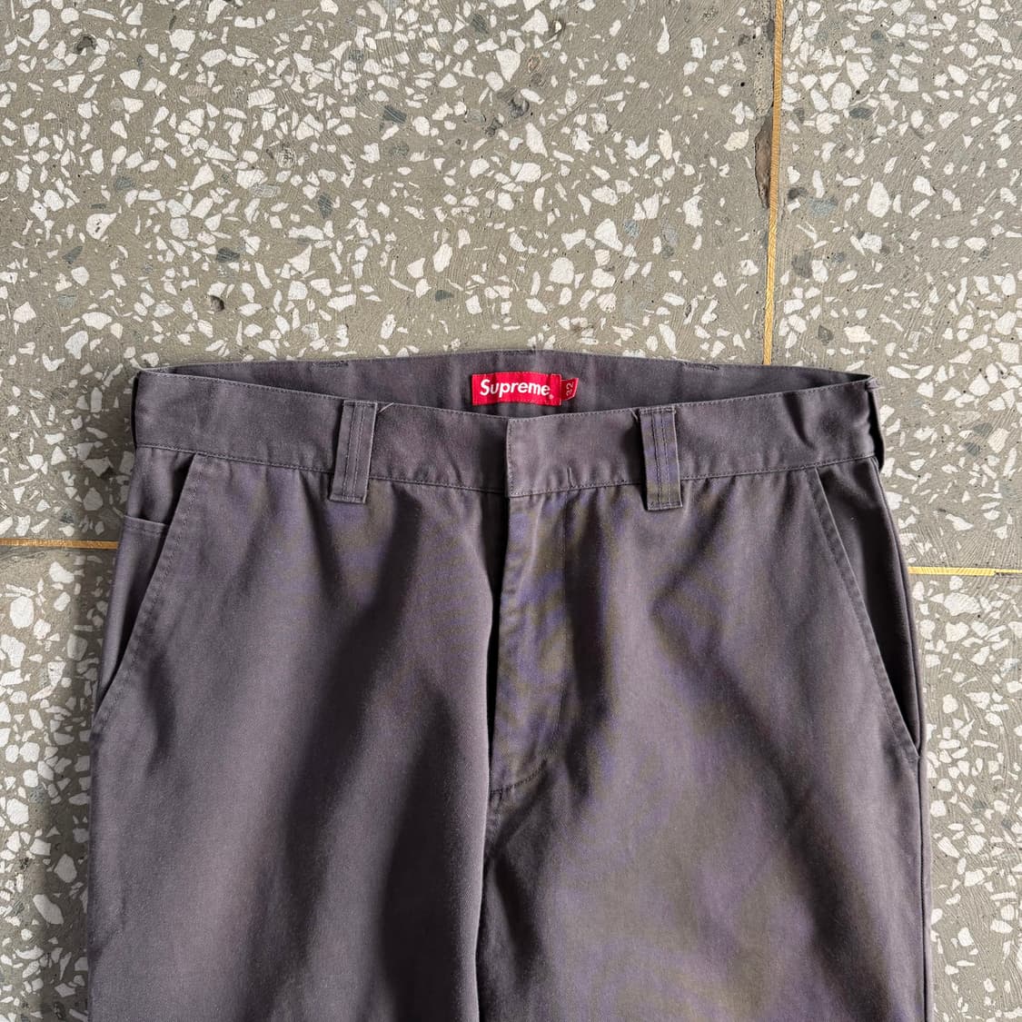 슈프림 워크 팬츠 스모크 컬러 상품이미지3