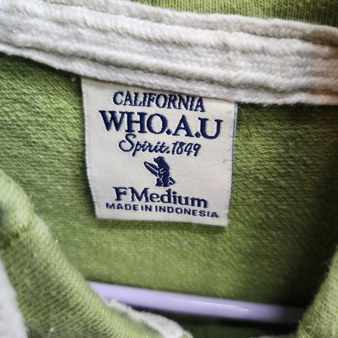 후아유 캘러포니아 Y2K 빈티지 후드집업 S 상품이미지5