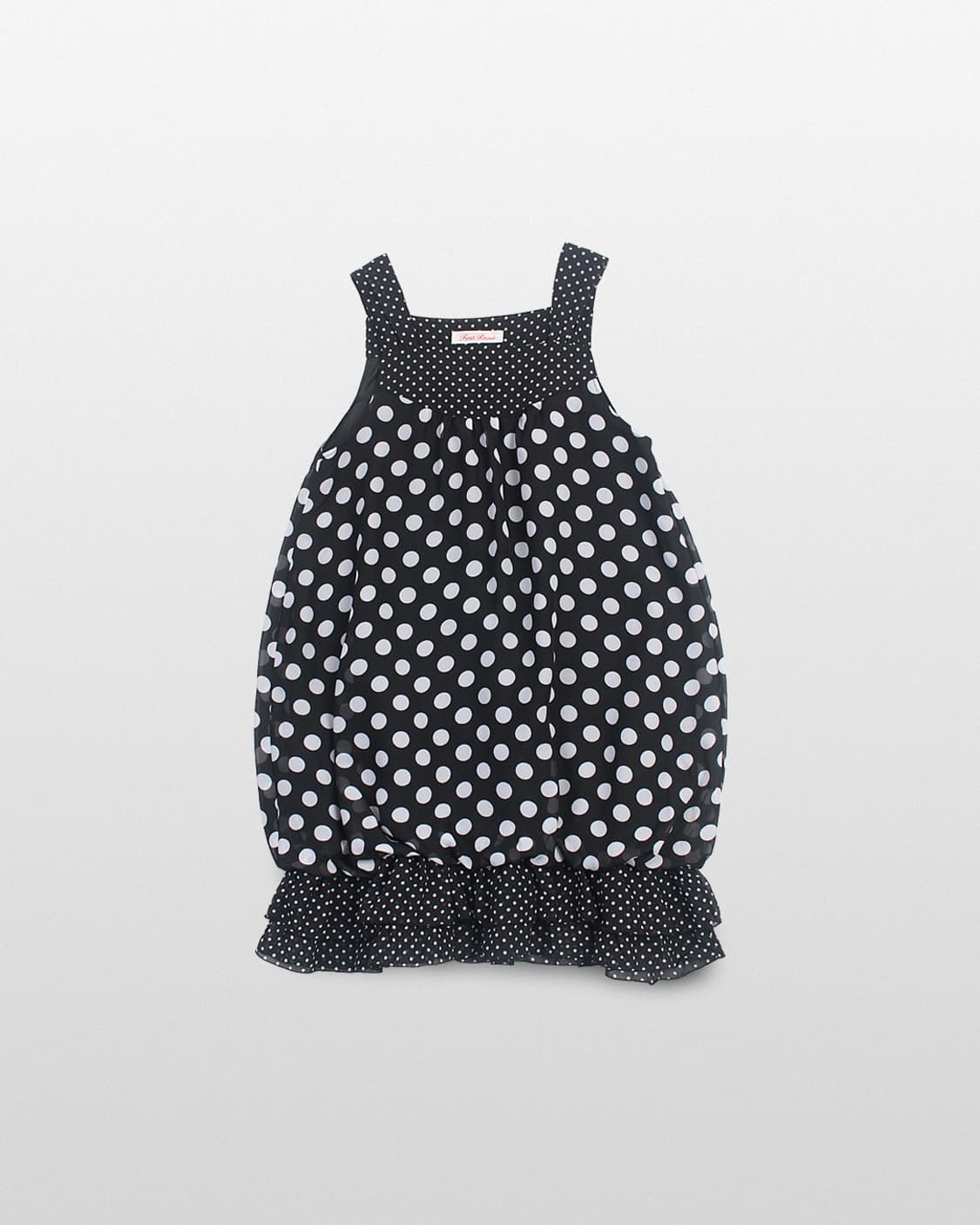 FIRST REVUE Dot Chiffon Tunic Dress 상품이미지1