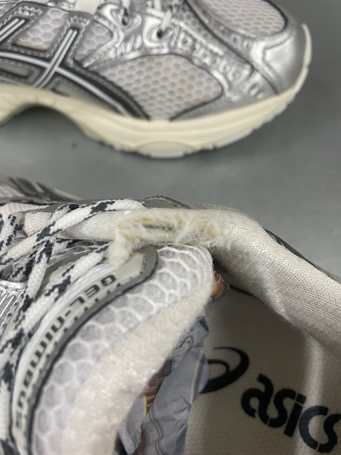 아식스 젤 님버스 10.1 화이트 글레이셔 그레이 240 상품이미지8