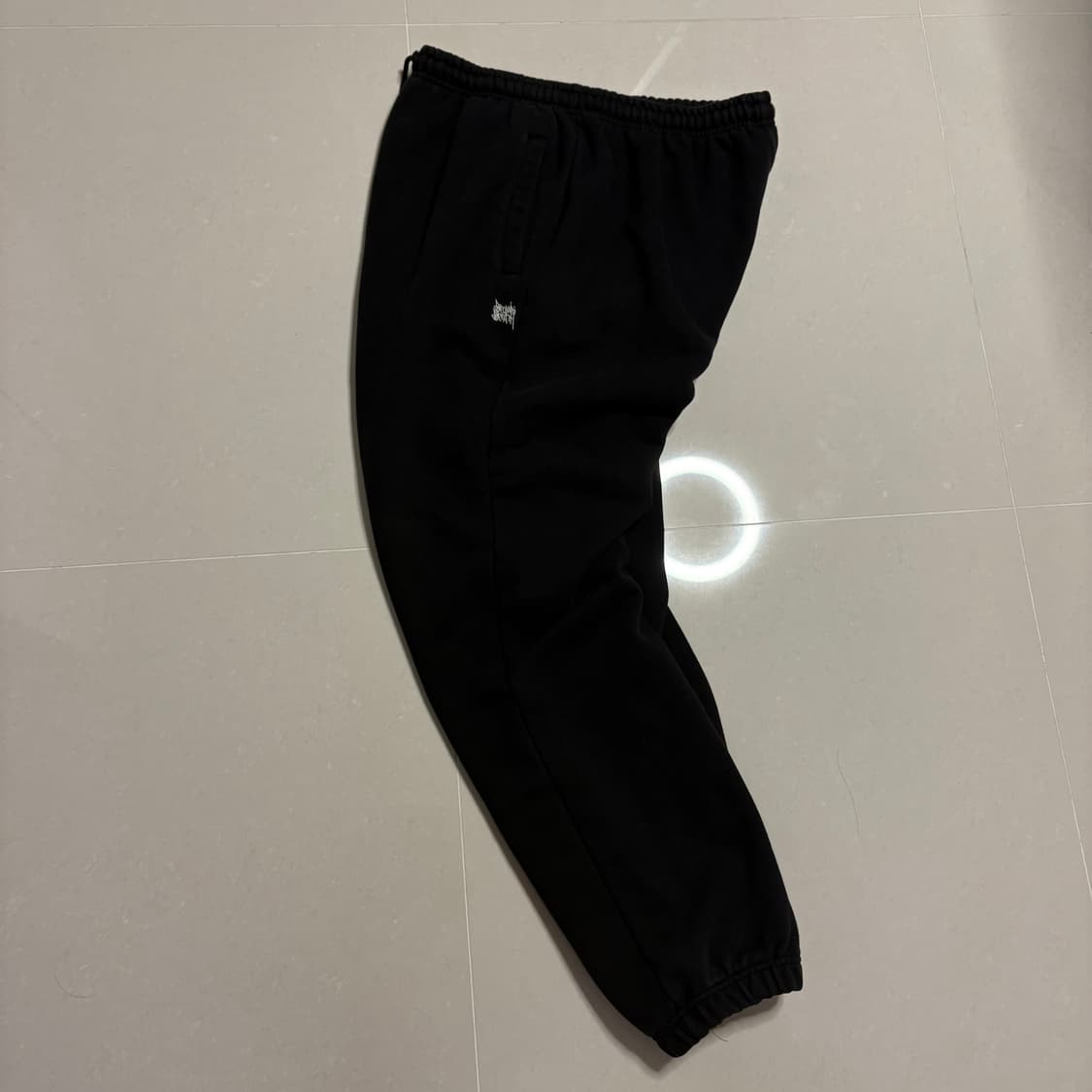 정품 브라운브레스 와이드 블랙 조거팬츠 밴딩 바지 스웻팬츠 상품이미지6