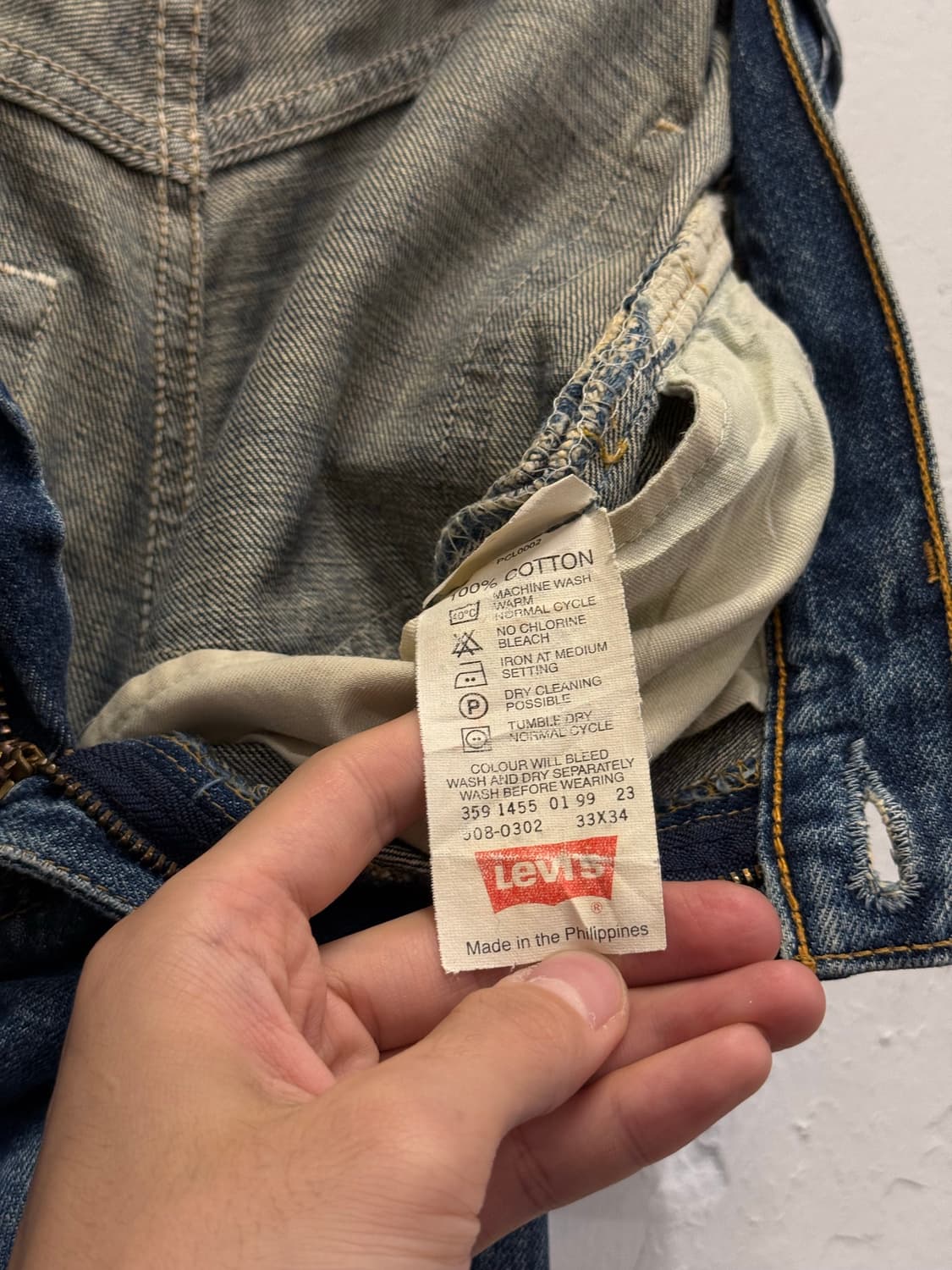 33inch) Levi’s 리바이스 508 Distressed Jeans 상품이미지8